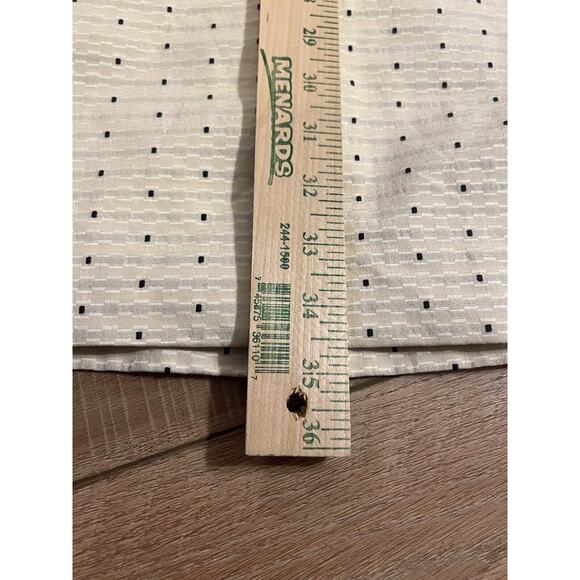 PIAZZA SEMPIONE IVORY DOTS PRINT POCKETS SLEEVELESS DRESS SIZE 38 2 SMALL - Picture 10 of 16